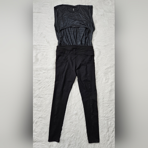 Free People Movement Tank Onesie Black and Grey - Picture 3 of 15